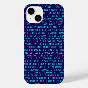 Funda Para iPhone 14 De Case-Mate Sistema numérico binario azul