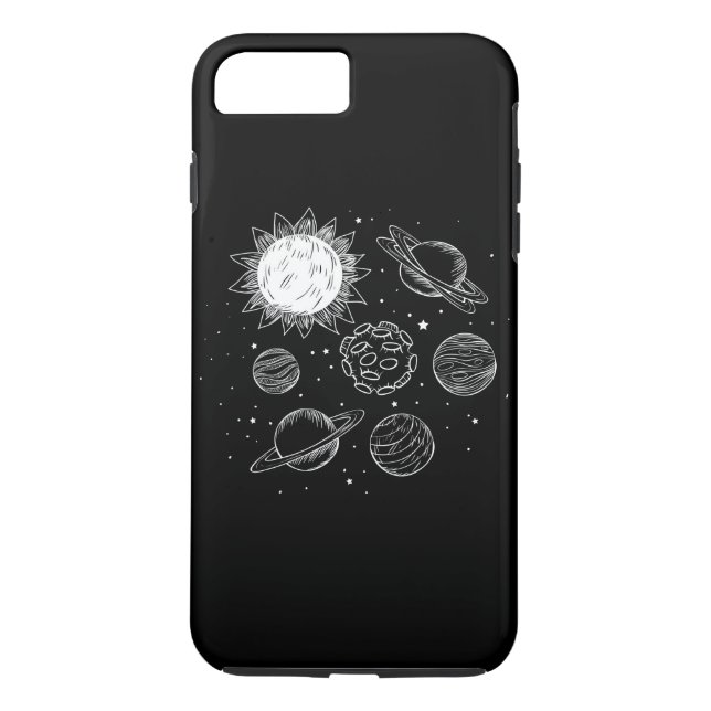 Funda De Case-Mate Para iPhone Sistema solar (Reverso)