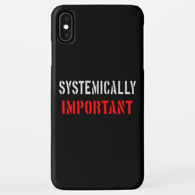 Funda De Case-Mate Para iPhone Sistemáticamente importante (Reverso)