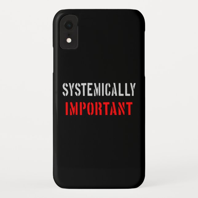 Funda De Case-Mate Para iPhone Sistemáticamente importante (Reverso)