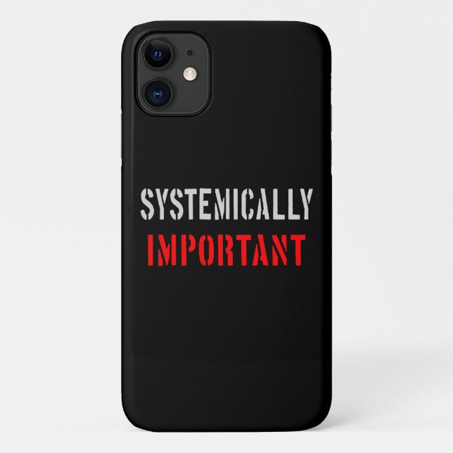 Funda De Case-Mate Para iPhone Sistemáticamente importante (Reverso)