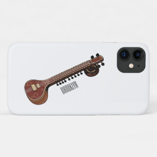 Funda Para iPhone 11 Sitar personalizado ilustracion