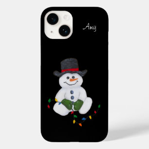 Funda Para iPhone 14 De Case-Mate Sitting Snowman