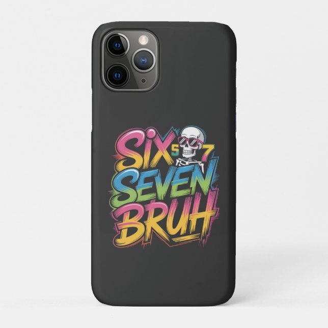 Funda De Case-Mate Para iPhone six seven bruh (Reverso)
