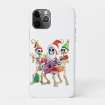 **Skeleton 3D Christm Santa Party – Funnyas Skelet