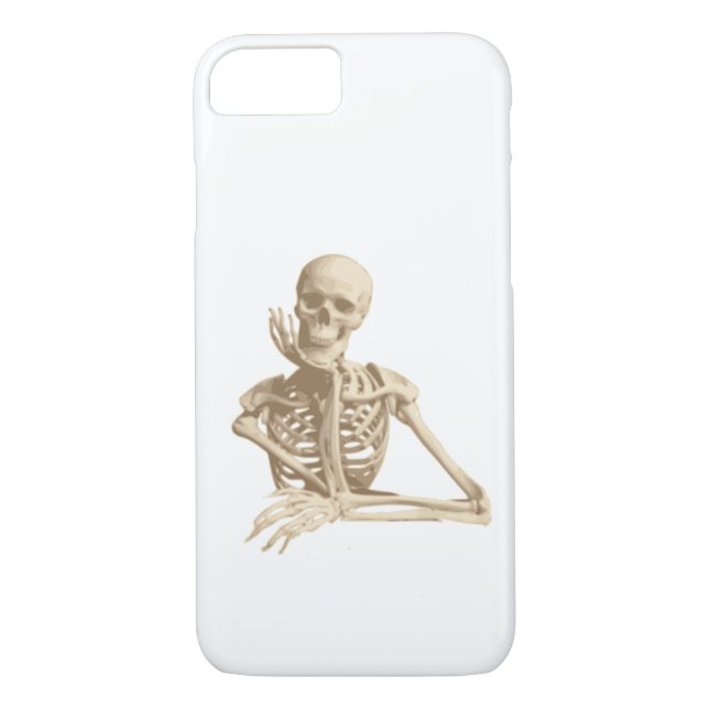 Funda De Case-Mate Para iPhone Skeleton feliz (Reverso)