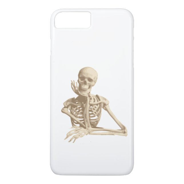 Funda De Case-Mate Para iPhone Skeleton feliz (Reverso)