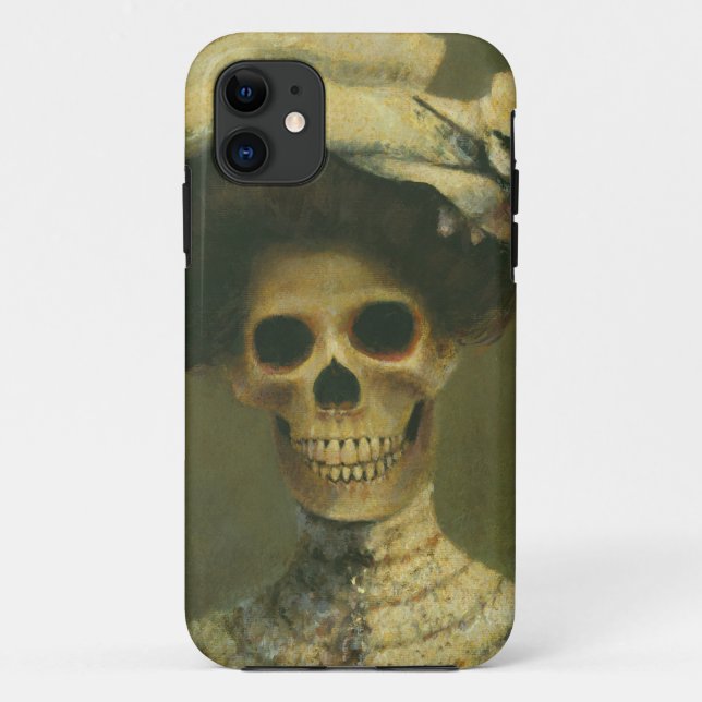 Funda De Case-Mate Para iPhone Skeleton gótico Lady Funda-Mate ID (Reverso)