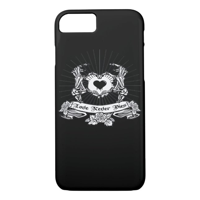 Funda De Case-Mate Para iPhone Skeleton Hand Design Classic (Reverso)