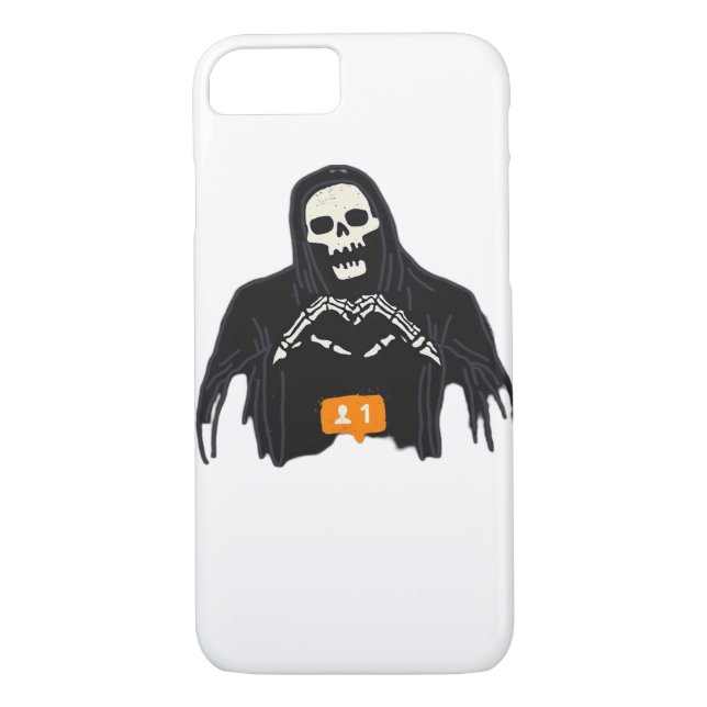 Funda De Case-Mate Para iPhone Skeleton Hand Hearlower Classic (Reverso)