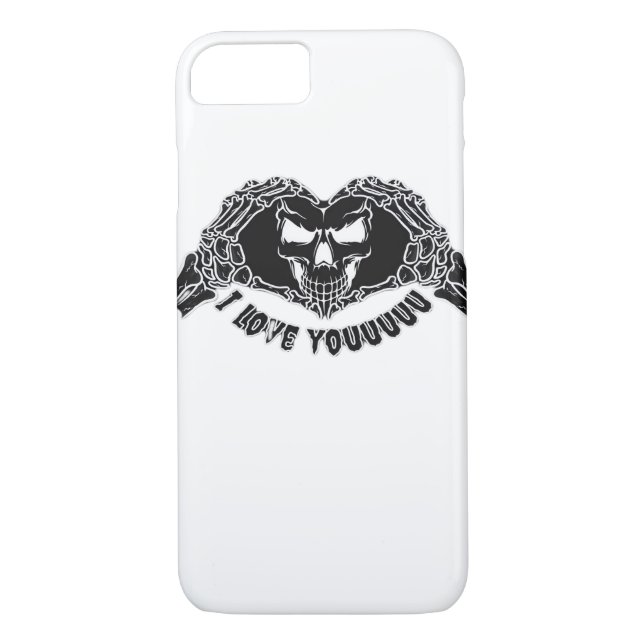 Funda De Case-Mate Para iPhone Skeleton Hands Skull, Diseño De Halloween Para Bac (Reverso)