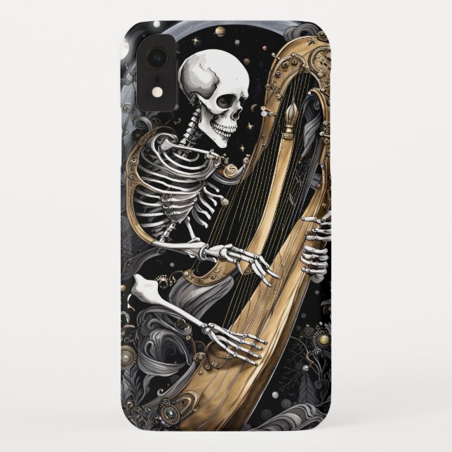 Funda De Case-Mate Para iPhone Skeleton y Harp I (Reverso)