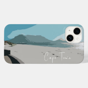 Funda Para iPhone 14 De Case-Mate Sketch oceánico de la montaña de la Mesa de Ciudad