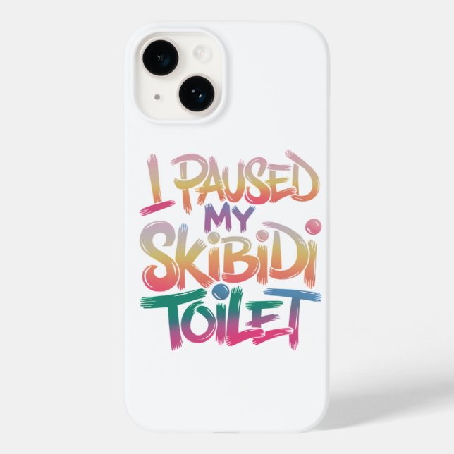 Funda De Case-Mate Para iPhone Skibidi Break Moment (Reverso )