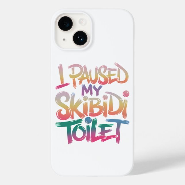Funda De Case-Mate Para iPhone Skibidi Break Moment (Reverso )