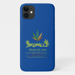 Funda Para iPhone 11 Sktío Definición Weed Fumar tío Funny Stoner