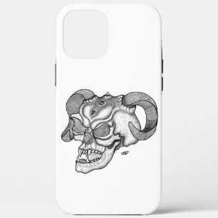 title_seo2 Skull Devil Head Black and White Design
