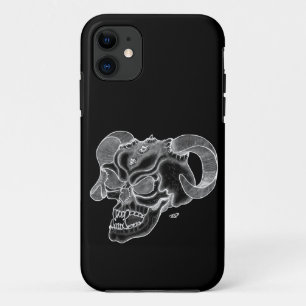 title_seo2 Skull Devil Head Diseño en blanco y negro