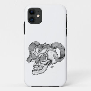 title_seo2 Skull Devil Head Diseño en blanco y negro