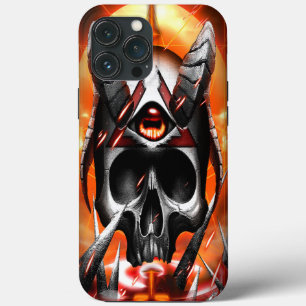 Funda Para iPhone 13 Pro Max skull Eye Joe