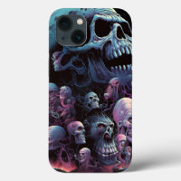 Skull Monsters Horror Art