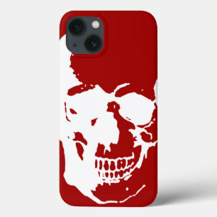 title_seo2 Skull Rojo Blanco Metalizado Fantasía Art iPad Air