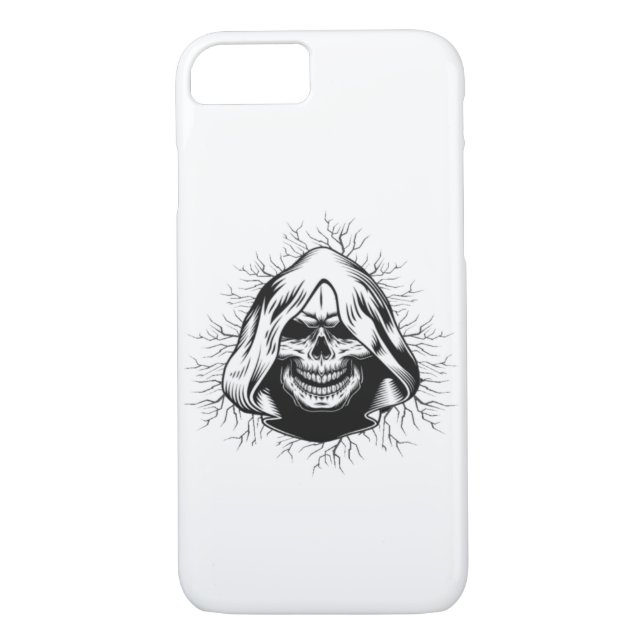 Funda De Case-Mate Para iPhone Skull Skeleton Halloween iPhone / iPad case (Reverso)