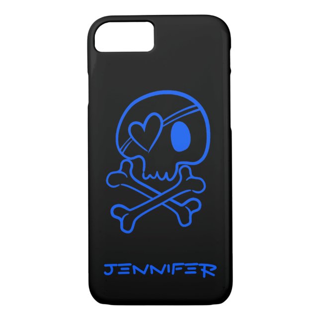 Funda De Case-Mate Para iPhone Skull y Crossbone (Reverso)