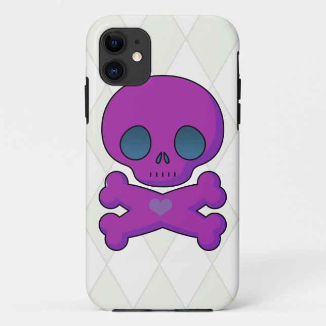 Funda De Case-Mate Para iPhone Skull y Crossbone (Reverso)