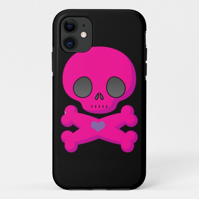 Funda De Case-Mate Para iPhone Skull y Crossbone (Reverso)