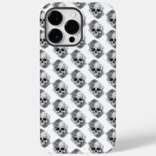 Funda Para iPhone 14 Pro Max De Case-Mate Skull y Rosas Sketch