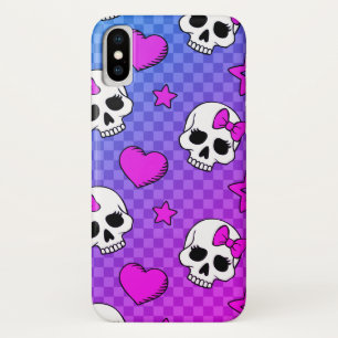 Funda Para iPhone X Skully Pop Kawaii