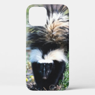 Funda Para iPhone 12 Skunk Black and White