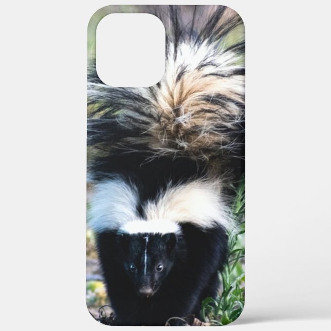 Funda De Case-Mate Para iPhone Skunk Black and White (Reverso )