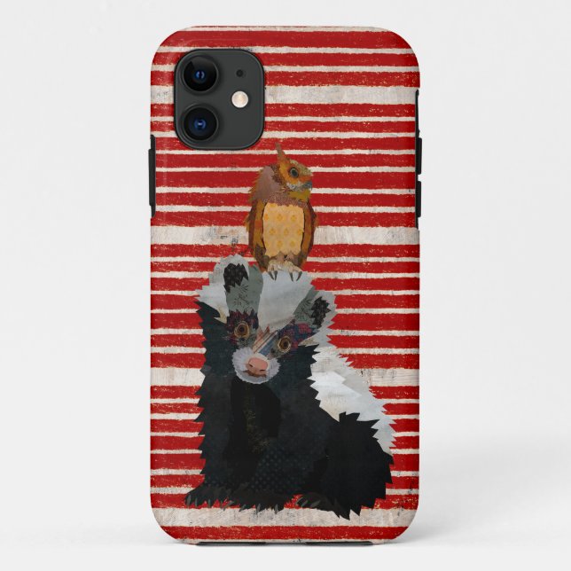 FUNDA DE Case-Mate PARA iPhone SKUNK Y OWL (Reverso)
