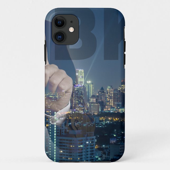 Funda De Case-Mate Para iPhone Skyline de Bangkok con panorama nocturno (Reverso)