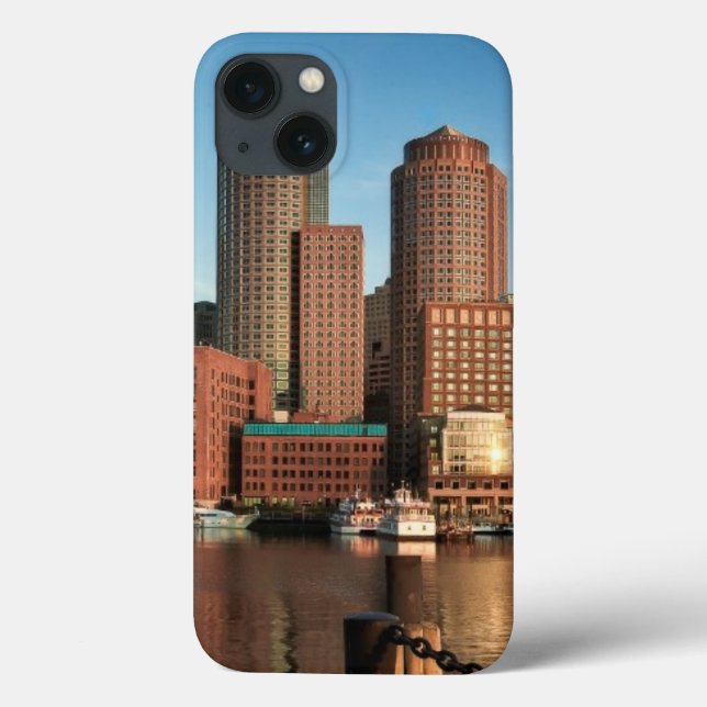Funda De Case-Mate Para iPhone Skyline de Boston (Reverso)