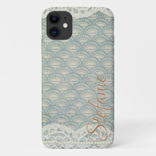 Funda Para iPhone 11 Slate Blue Lace