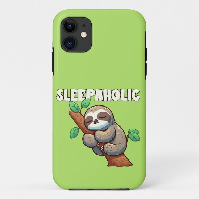 Funda De Case-Mate Para iPhone Sleepaholic - Amantes del sueño - Locura durmiente (Reverso)