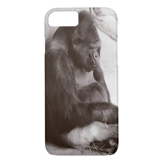 Funda De Case-Mate Para iPhone Sleeping Silverback (Reverso)