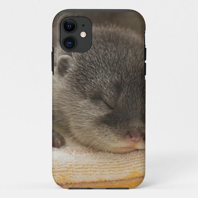Funda De Case-Mate Para iPhone Sleepy Otter (Reverso)