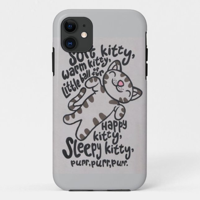 Funda De Case-Mate Para iPhone SleepyKittySongCase (Reverso)