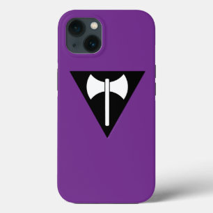 Funda Para iPhone 13 SlipperyJoe bandera del orgullo lesbiano poderoso 
