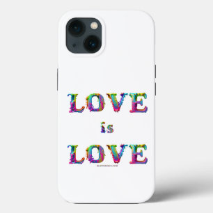 Funda Para iPhone 13 SlipperyJoe el amor es amor goteando derretido din