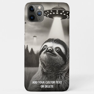 Funda Para iPhone 11 Pro Max Sloth Y Astronauta Aman El Regalo Temático Del OVN