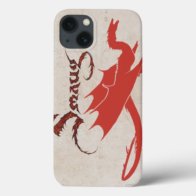 Funda De Case-Mate Para iPhone SMAUG™ Silhouette & Name (Reverso)