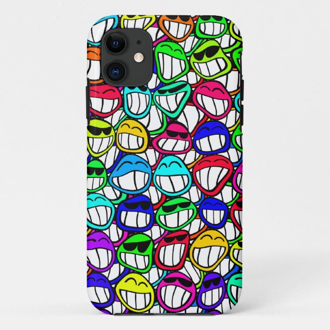 Funda De Case-Mate Para iPhone Smiling genial faz (Reverso)