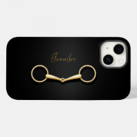 Snaffle Gold Bit Elegante Ecuestre Personalizado