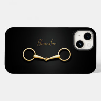 Funda Para iPhone 14 De Case-Mate Snaffle Gold Bit Elegante Ecuestre Personalizado
