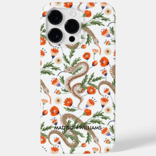 Funda Para iPhone 14 Pro Max De Case-Mate Snake y botánica púrpura caprichosa - Personalizad